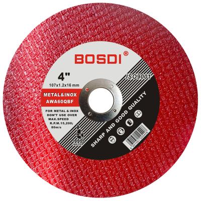 China Customization 4inch Super Thin Double Net Support Cutting Wheel Cutting Disc For Iron Stone Metal for sale