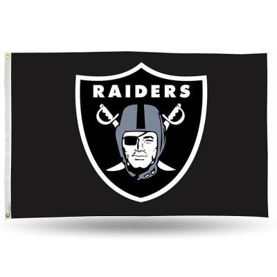 China Sports and Games American Flag with Nfl Team Logo For Oakland Raiders for sale