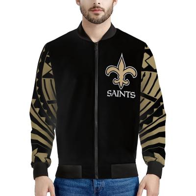 China Customized QUICK DRY Logo Design NFL Tank Top Men Plus Size Jackets Team Coats Polynesian Style American Football Baseball Bomber Jackets for sale