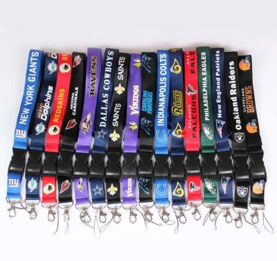 China Promotional Gift Custom Sublimation NFL Lanyard For Football Team for sale