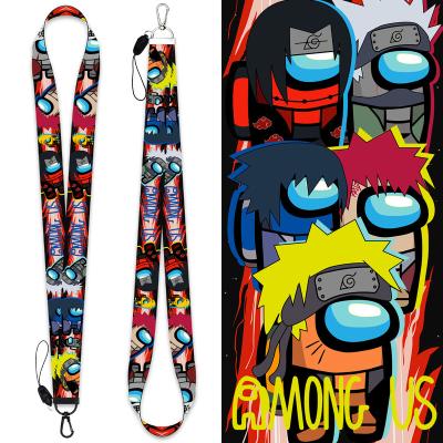 China Good Quality Promotional Phone Key Gift Among Us Lanyard Amongus Print Lanyard For Keys ID Card Holder for sale