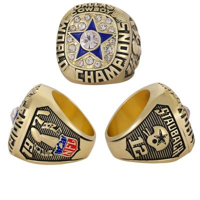 China CLASSIC Custom TA Super Bowl Football 6th Rings Show Gift Box Nfl 1971-1972 Dallas Cowboys Championship Ring for sale