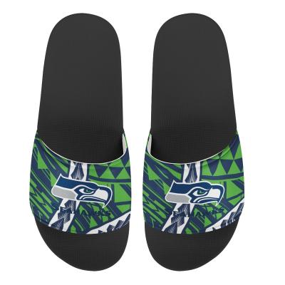 China Hot Sale Traditional Tribal Print American Football Printed Team Style Slippers Hard-Wearing Polynesian Samoa NFL Slippers 2022 for sale