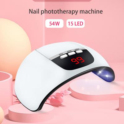 China Newest Holographic LED Color Nail Lamp 45W UV Gel Nail Polish Quick Cure Led Dryer for sale