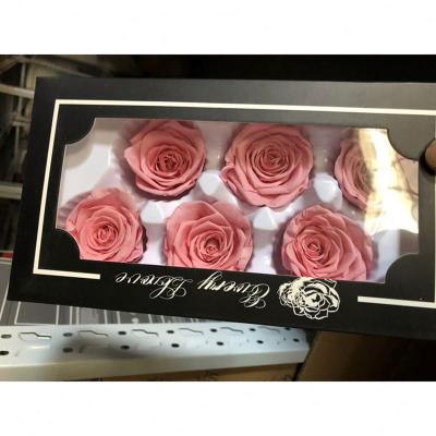 China Hot Selling Natural Touch 5-6cm Preserved Flower Handmade B Grade Roses for sale