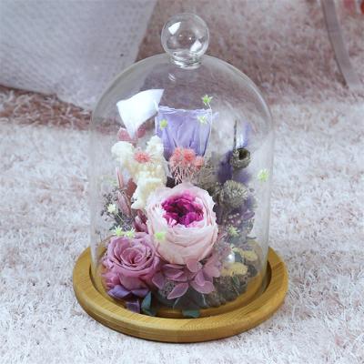 China Natural Touch High Quality Customizable Save Flower For Valentine's Day Preserved Flower for sale