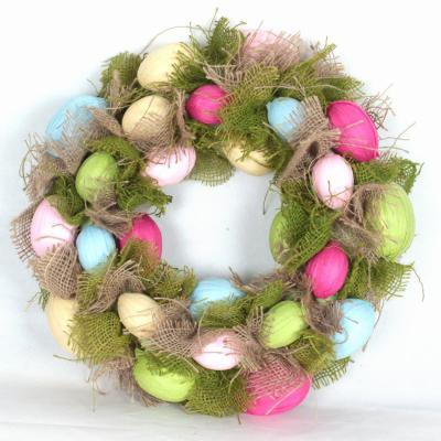 China Hot Selling Durable Hanging 28cm Easter Decoration Egg Garland for sale