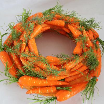 China Durable Wholesale Craft Garland Decoration Easter Vegetable Carrot Artificial Garland for sale