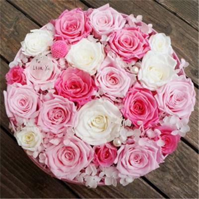 China Best touch natural selling eternal life to spend preserved rose for bouquet for sale