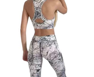 China Breathable Gym Sportswear Legging Yoga Sets High Quality Yoga Active Wear Set Fitness Sets Clothing Yoga Women for sale