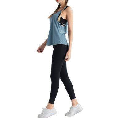 China 2021 new arrival backless yoga sports tank top custom wholesale QUICK DRY Vest for sale