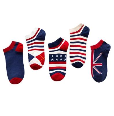 China Summer QUICK DRY Cotton Mens National Flag Socks USA American England UK Socks for sale