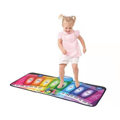 China OPP Grade High Quality 80*35cm Children's Playmat With Color Kids Rainbow Music Piano Playmat for sale