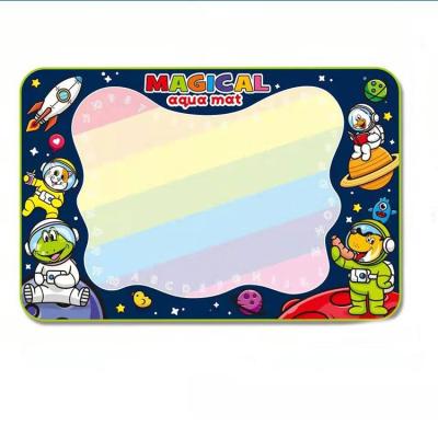 China Educational Plastic Puzzle Toys Kids Graffiti Canvas Watercolor Painting Mat for sale