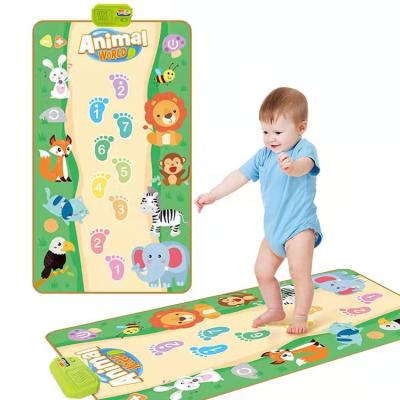 China 2022 New Plastic Baby Crawling Playmat 120*70cm Children's Toddler Educational Music Mat for sale