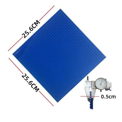 China Amazon Creative Assembly 32*32 Mini Particles Dots Baseboard Building Hot Storage Plastic Double-Sided Display Pad for sale