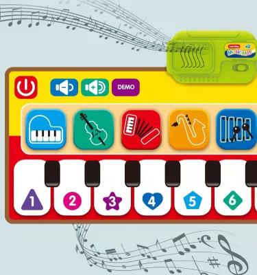 China Intelligence Development Children's Music Mat Toy Puzzle Piano Mat Baby Play Pad Dance Mat for sale