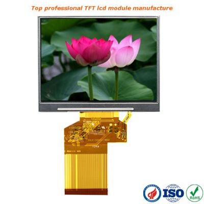 China Industrial Application 3.5 Inch 320x240 TFT TOOTH LCD Display With 4 Wire Resistive Touch Panel Monitor Touch Panel for sale