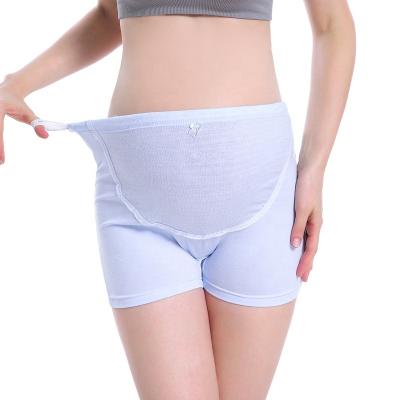 China Factory Sale Antibacterial Belly Bark Support Antibacterial Maternity Underwear High Waisted Boxer Panties For Pregnant Ladies Plus Size for sale