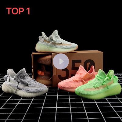 China Original Quality Wholesale Children's Brand Casual Shoes Children Yeezy Anti-odor 350 Sneakers v2 Shoes Men Women Sport Shoes for sale