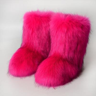 China Massage drop shipping hot sale ladies wholesale fur woman winter women boots for sale