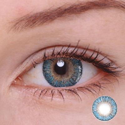 China OEM-q cycle blue water cycle package color hydrogel eye contact lens wholesale price colored power lenses power contact lenses china for sale