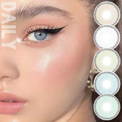 China Eye Cosmetic Natural Fashion Cheap Prescription Powered Natural Color Lens Wholesale Contact Lenses Lenses Diary for sale