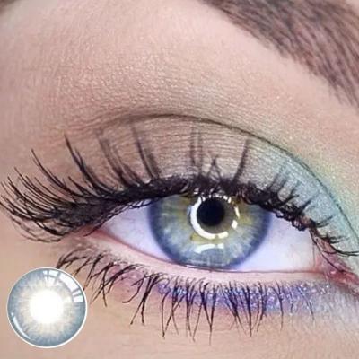 China Magical Eye Cosmetics Cosmetics Hazel Prescription Lenses Soft Color Pure Eye OEM Yearly Three Big Tone Eye Brown Lens Contact Lenses for sale