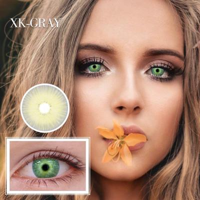 China New York Brown Color Pupils Contact Lens Colored Circle Cosmetic Eye Contact Lenses Wholesale Free Shipping Yearly Colored Soft Lenses for sale