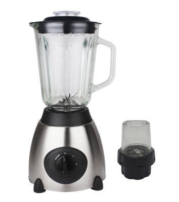 China Multifunctional Electric Glass Fresh Smoothie Maker Blender 1.5L Stainless Steel Grinder Machine Multi Juice Blender for sale