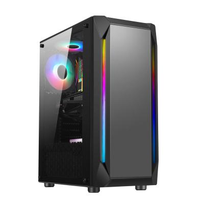 China With Side Panel Window U05 Gaming Computer Case With RGB Fans for sale