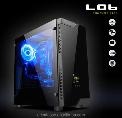 China With Fan Factory Wholesale ATX Micro Computer Tower Case ATX Gaming Case Mid for sale