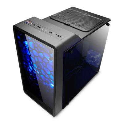 China With Side Panel Window Tempered Glass Bezel With Cube M-ATX Desktop Computer Case for sale