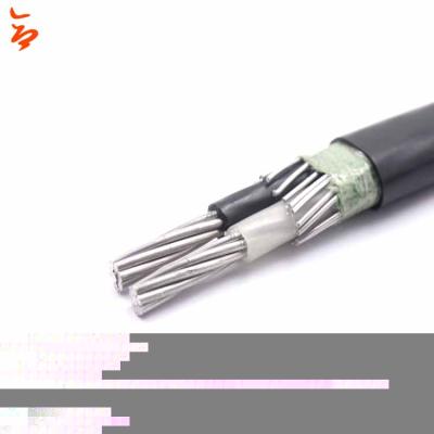 China Overhead Power Cable Aluminio Price Electrical Cable Armored Concentric Cable Wire 3x6AWG for sale