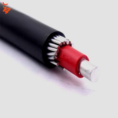 China 2*6awg Aerial Anti-theft Wire Cable Service Concentric Drop Cable for sale