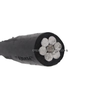 China ACSR Overhead Conductor PE Insulated Poly ACSR Cable 75C, 600 Volts A.W.G. stranded size #6 at MCM 266.8 for sale