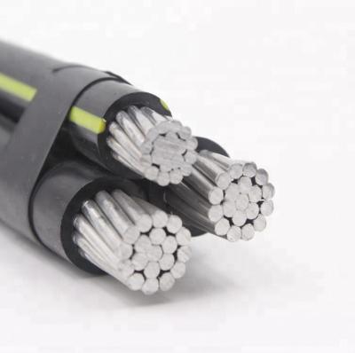 China Overhead Service Drop Triple Strand 3*70mm2 3*95mm2 ABC Cable for sale