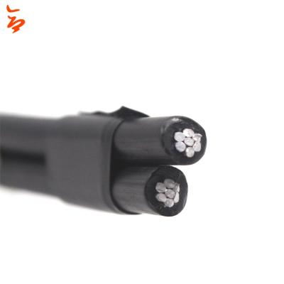 China Self-supporting overhead 2 x 16mm xlpe caai cable for sale