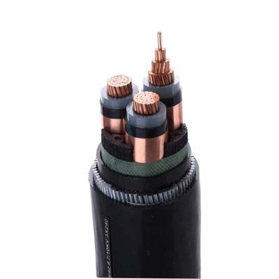 China Power Plant Three Core 15KV Cu/XLPE/SWA/PVC Power Cable 3x185,mm2 IEC 60502 Standard for sale