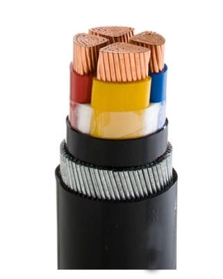 China Power Plant Power Cable 0.6/1KV Cu/XLPE/PVC/SWA/PVC XLPE 4 Core 240mm2 Cable Supplier IEC60502 for sale