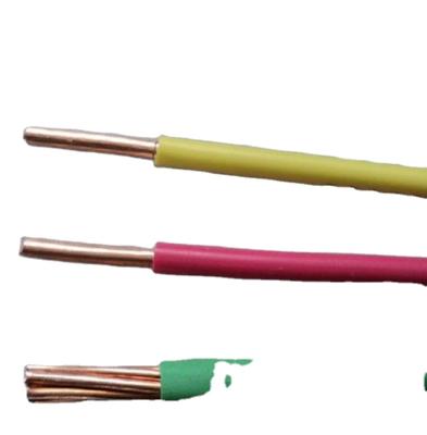 China Construction PVC Insulated Copper Cable 1.5 PVC 2.5 Copper Wire 4 And 6 mm2 Used In House Building Wire for sale