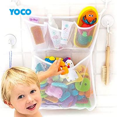 China New Trend Viable Baby Bath Toy Holder Bath Toy Storage Mesh Net Baby Bath Mesh Organizer for sale