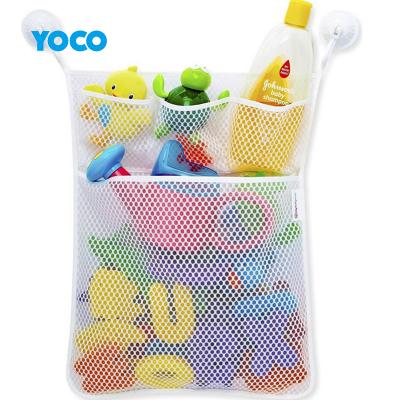 China Amazon Bath Toy Organizer Mesh Storage Organizer Sustainable Choice Baby Shower Toys Bathtub Mesh Bag for sale