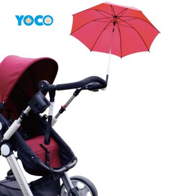 China UV Resistant/Rainproof/Parasol/New Design 2021 Stroller And Walker Anti-UV Ray Umbrella Shade For Outdoor Baby Travel for sale