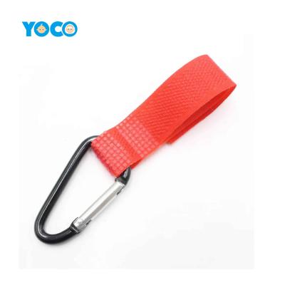 China Durable 2021 Colorful Design Updated Durable Belt Buckle Snap Hook Mum Hook Stroller Accessory For Out Door Travel for sale