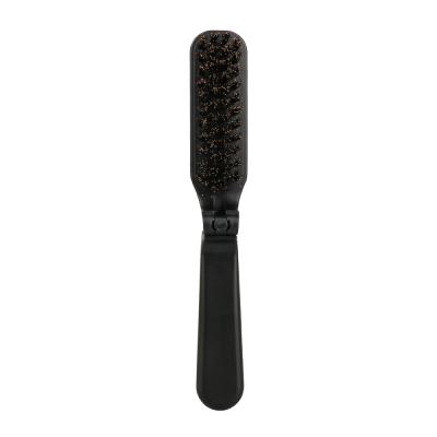 China Palette Factory Price New Design Salon Tools Barber Use Men's Folding Beard Care Wood Handled Beard Brush for sale