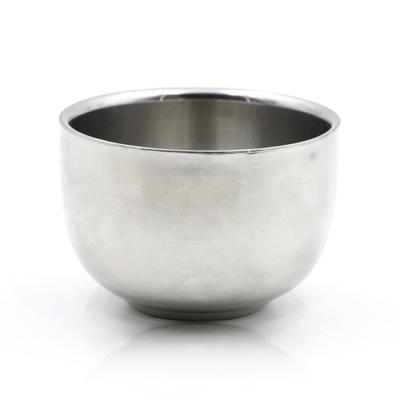 China High Quality Stainless Steel Professional Men's Personal Care Shaving Bowl Care Shaving Bowl For Salon for sale