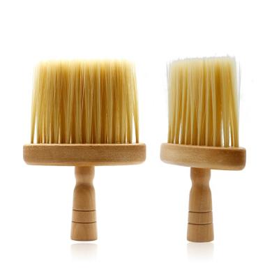 China Comfortable Neck Face Duster Sweep Hair Cleaning Sweep Wooden Handle Neck Brush for sale