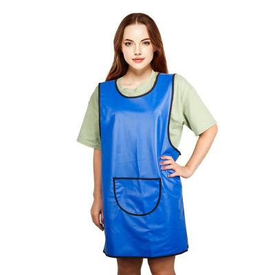 China Cool And Comfrtable PVC Apron Barber Apron Custom Beauty Salon Uniform Apron With Pocket for sale