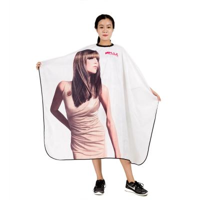 China Salon Waterproof Promotional Waterproof Capes Customize Beauty Salon Capes for sale